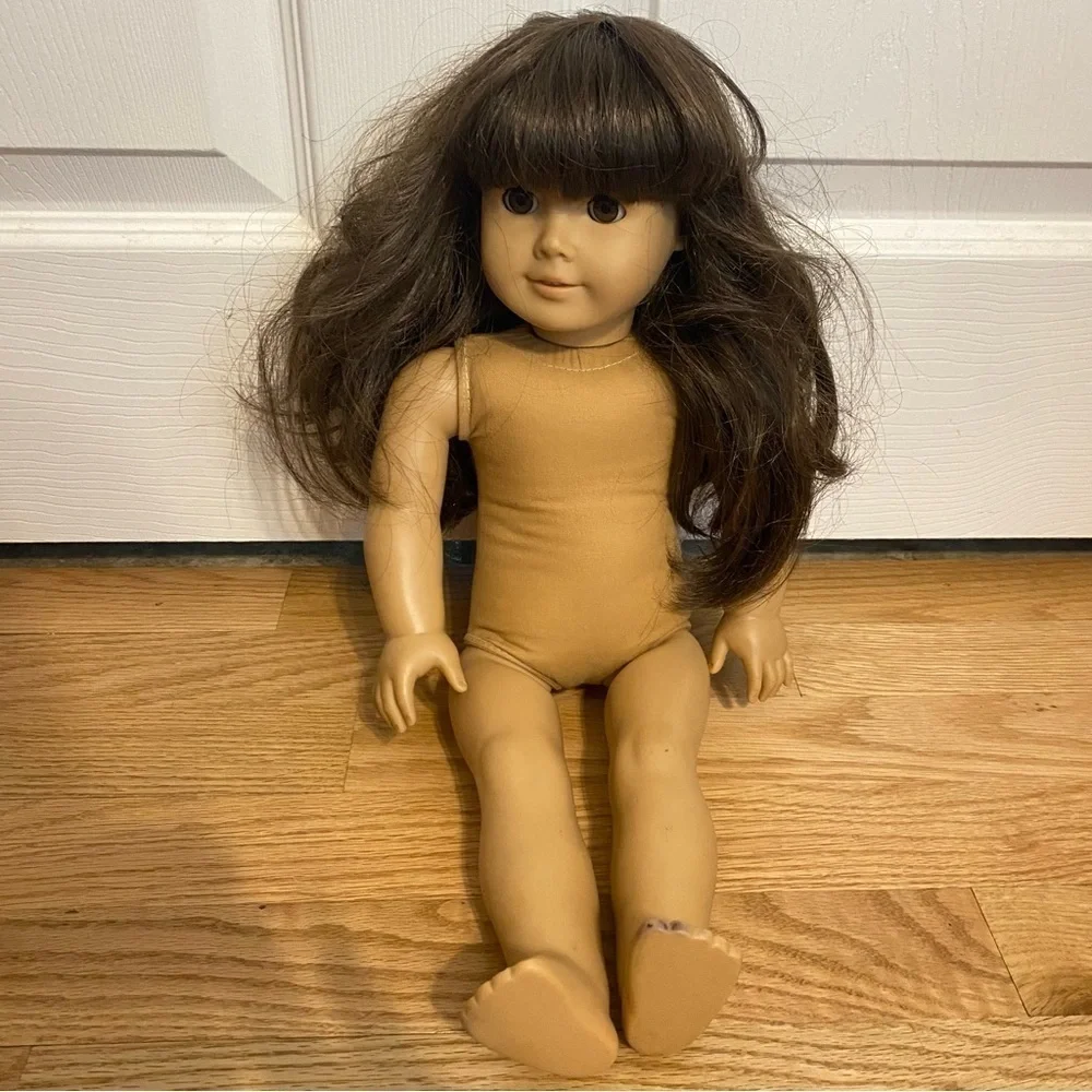 American Girl Pleasant Company Samantha Parkington Doll Brunette Kids Toy Brown